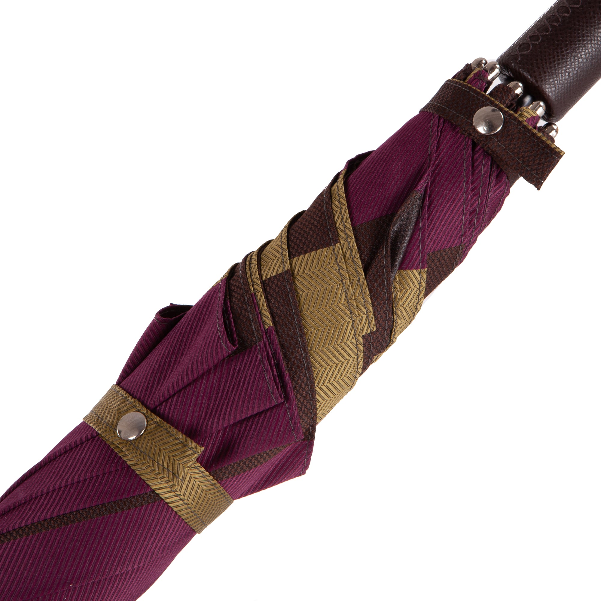 Storm Umbrella with Leather Handle