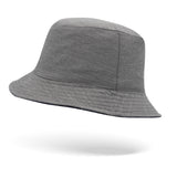 Grey Reversible Bucket Hat