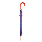 Ostrich Leather Handle Solid Stick Umbrella