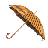Polished Italian Chestnut With Knot Solid Stick Umbrella