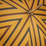 Polished Italian Chestnut With Knot Solid Stick Umbrella