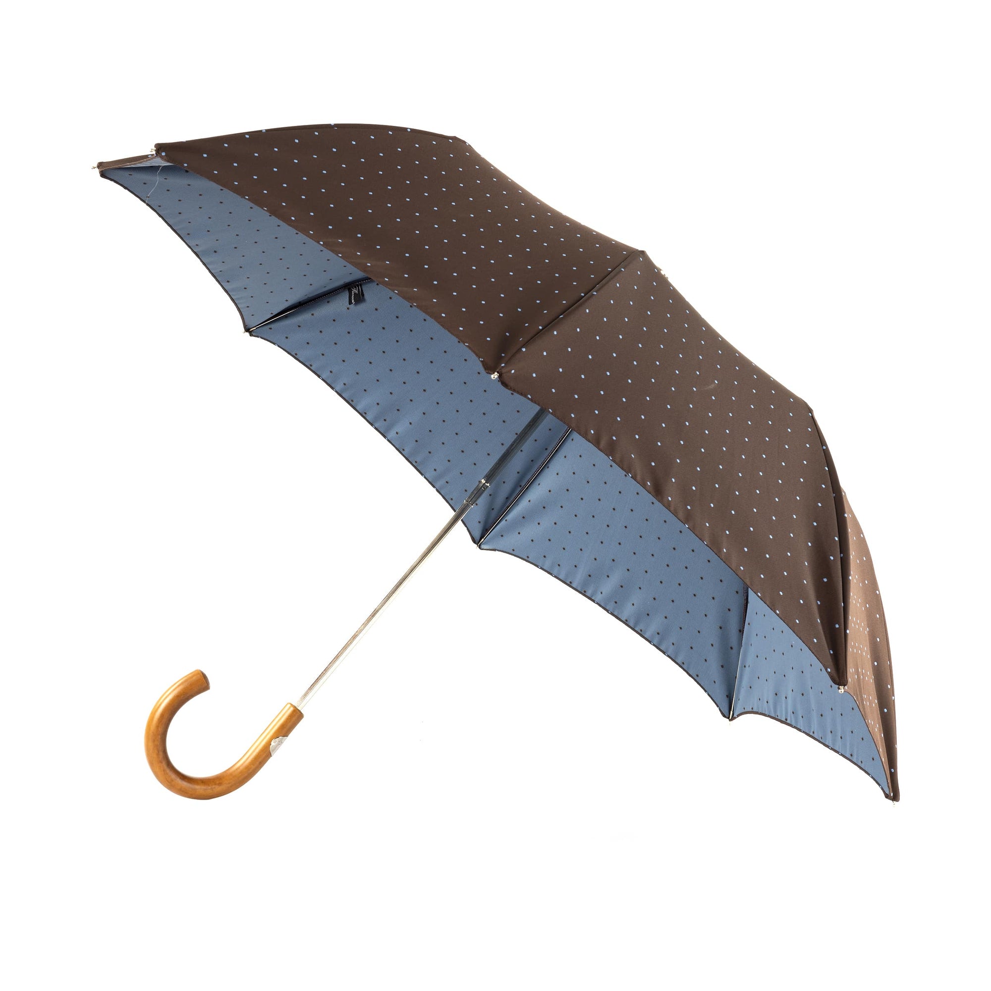 Folding Umbrella with Malacca Handle