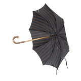 Polished Italian Chestnut With Knot Solid Stick Umbrella