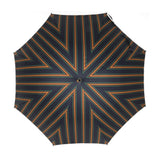 Polished Italian Chestnut With Knot Solid Stick Umbrella