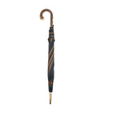Polished Italian Chestnut With Knot Solid Stick Umbrella