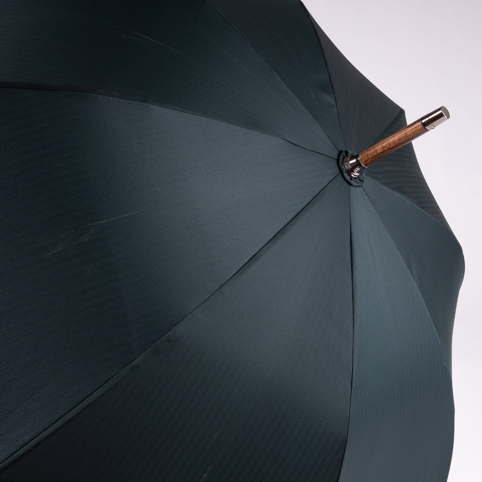 Umbrella with Brided Leather Handle
