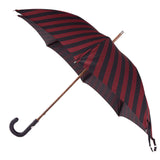 Ostrich Leather Handle Solid Stick Umbrella
