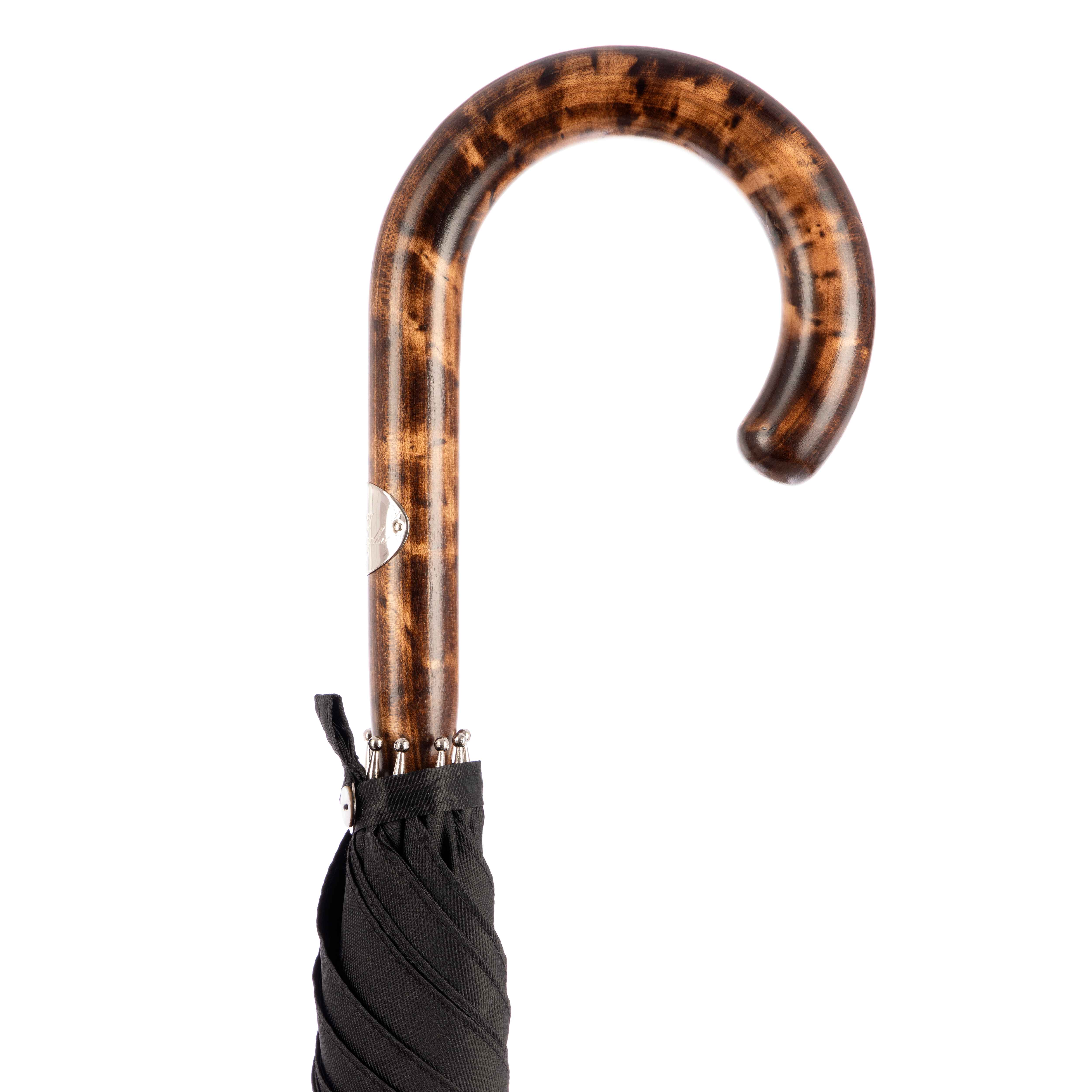 Flamed Canadian Maple Solid Stick Umbrella