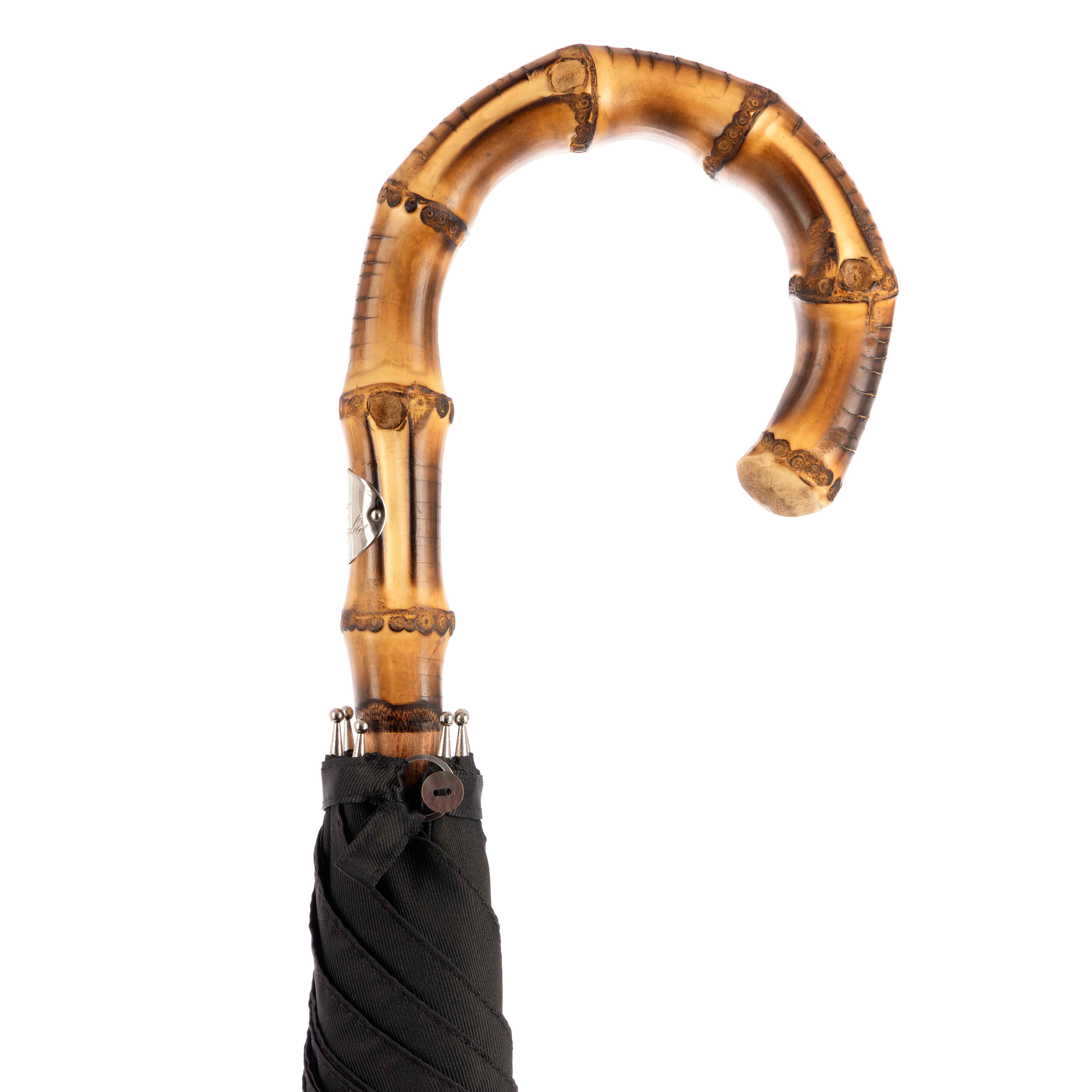 Japanese Bamboo Root Solid Stick Umbrella