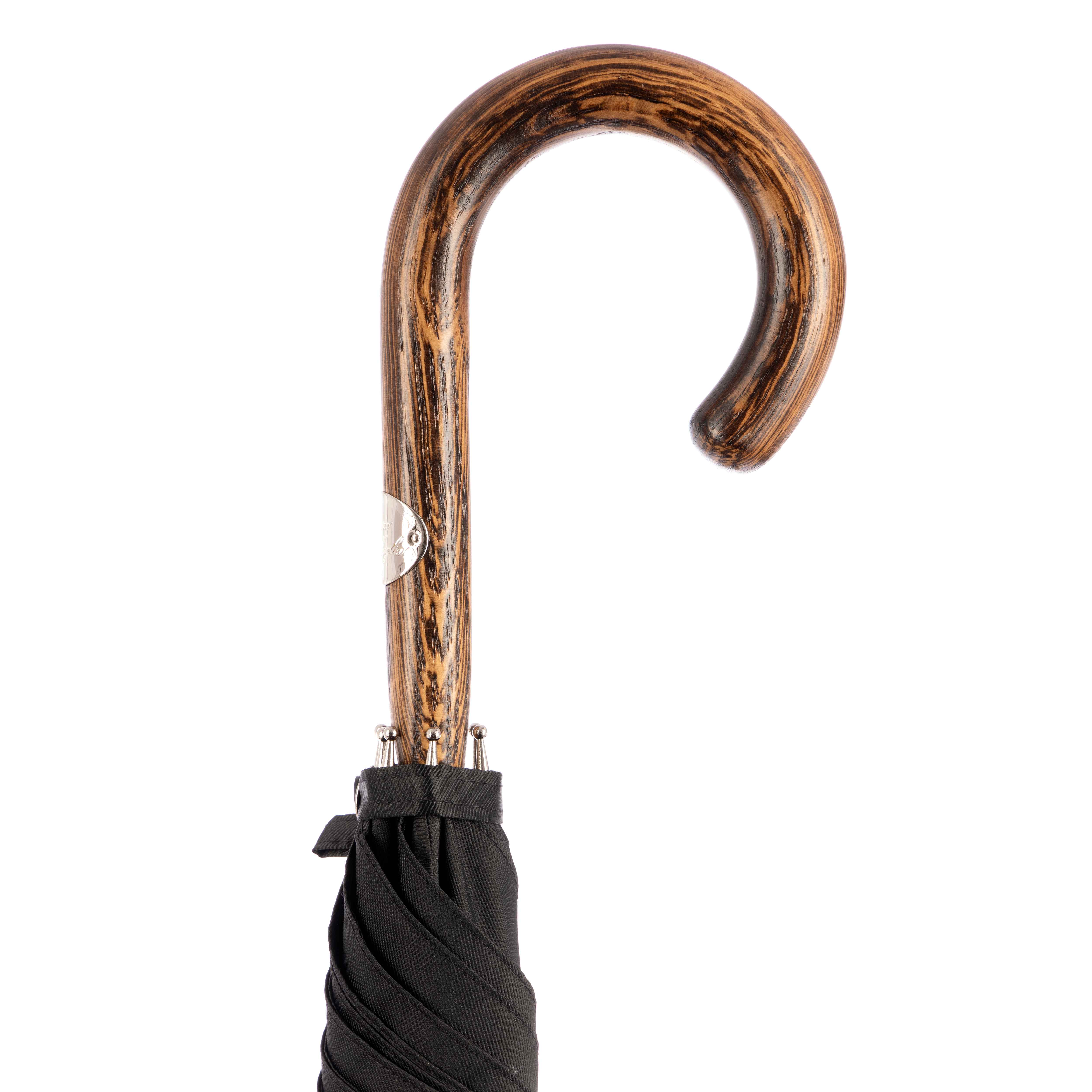 Thorny Oak Wood Solid Stick Umbrella