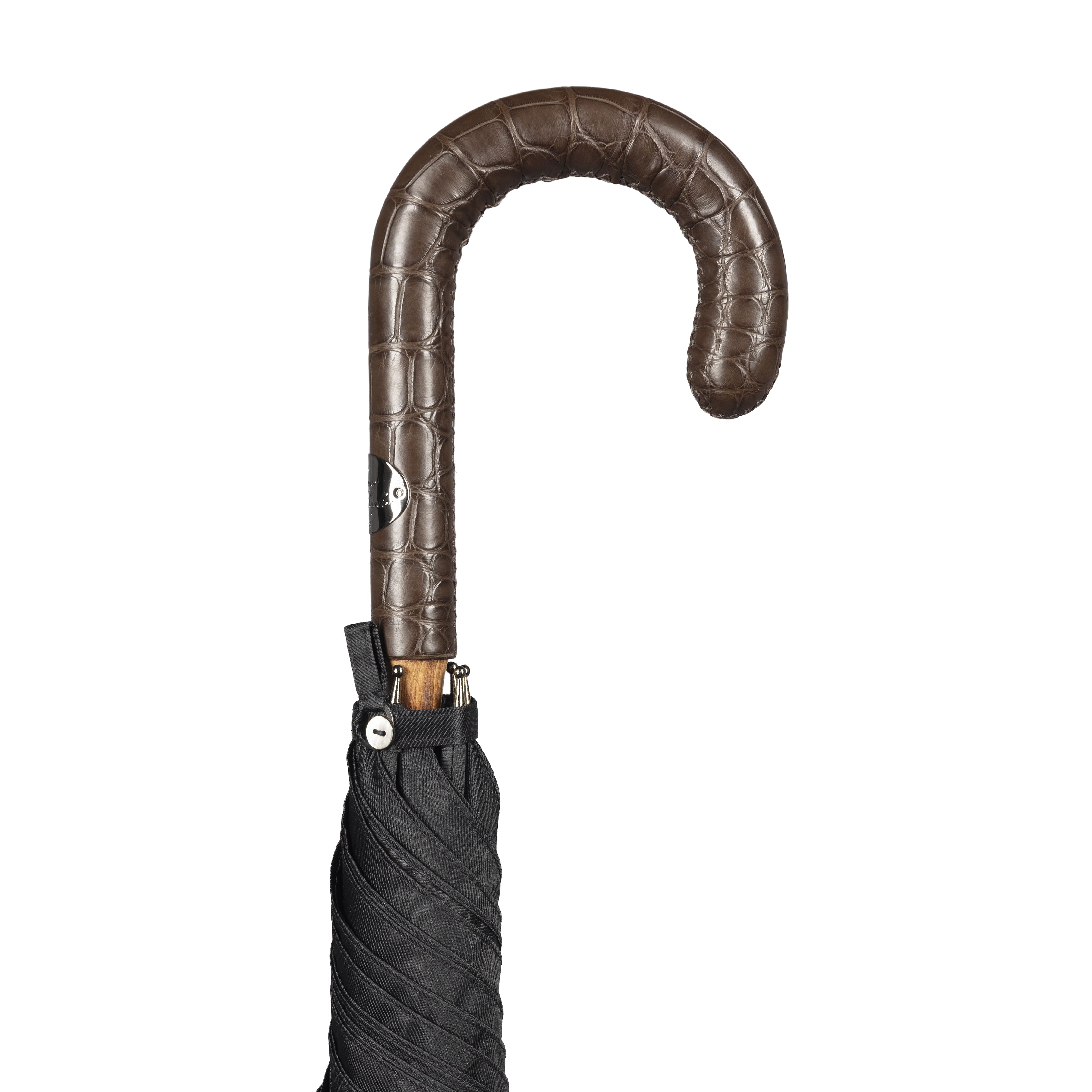 Alligator Leather Solid Stick Umbrella – Francesco Maglia Milano
