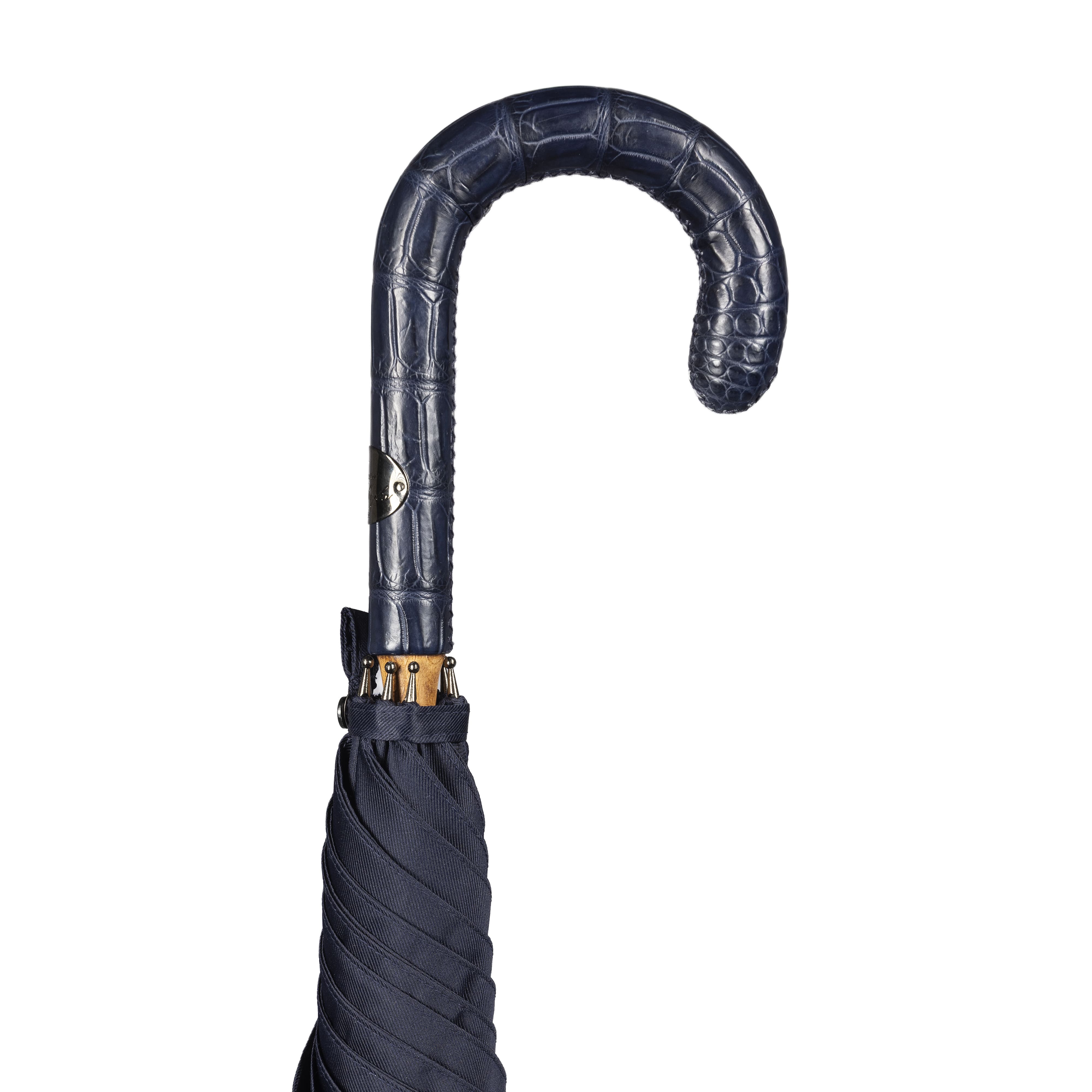 Alligator Leather Solid Stick Umbrella – Francesco Maglia Milano