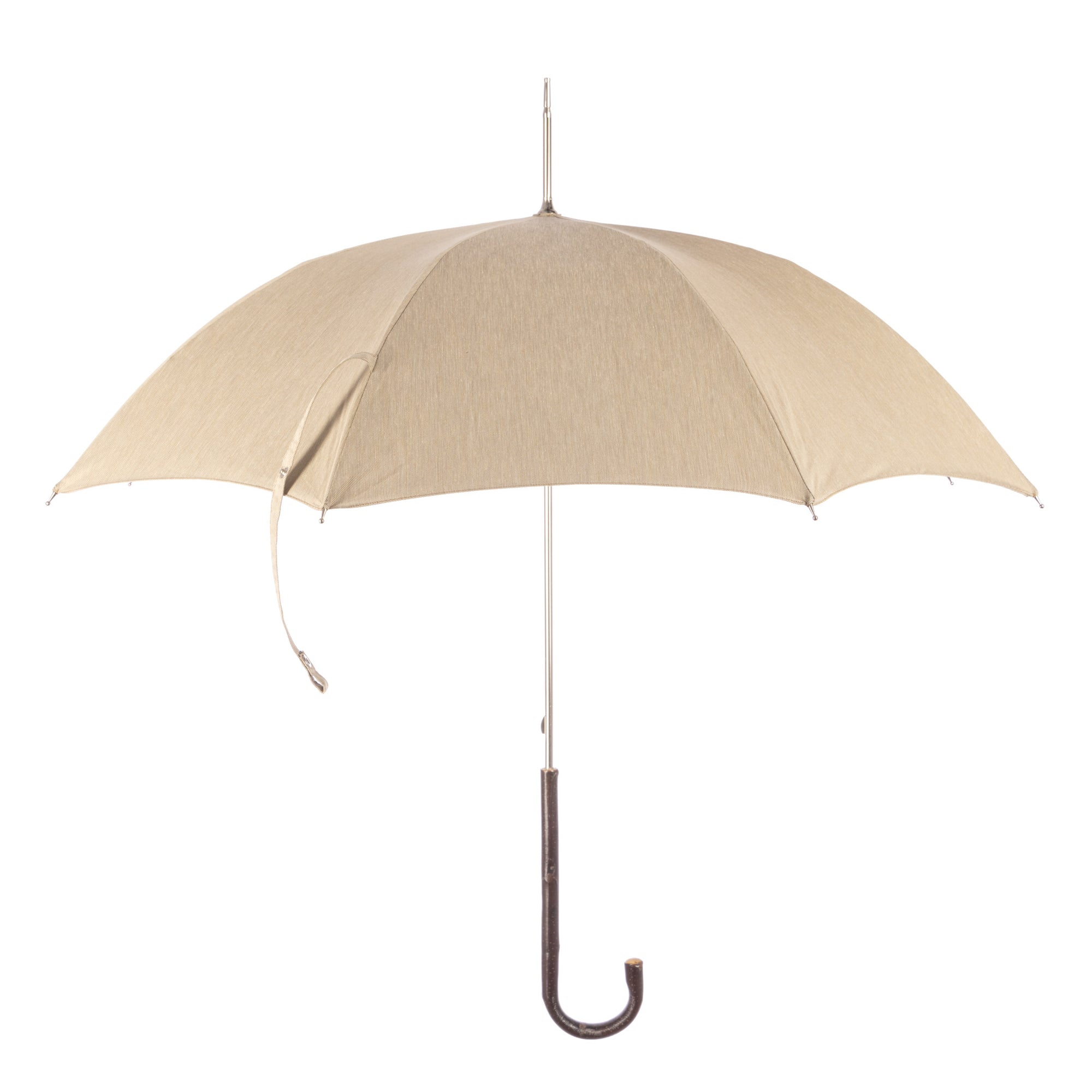 Vintage Umbrella with Natural Chestnut Handle