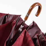 Polished Indonesian Malacca Folding Umbrella
