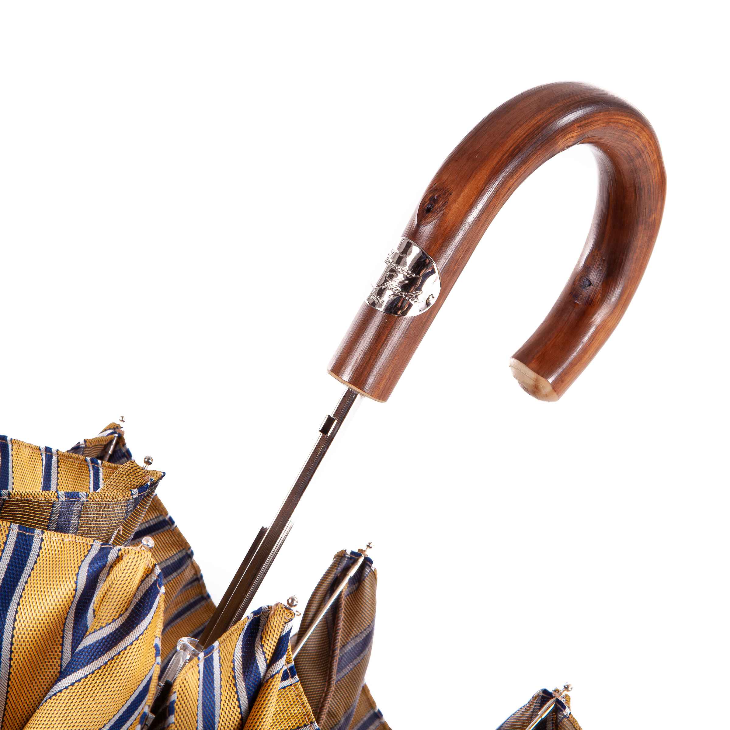Polished Chestnut Folding Umbrella
