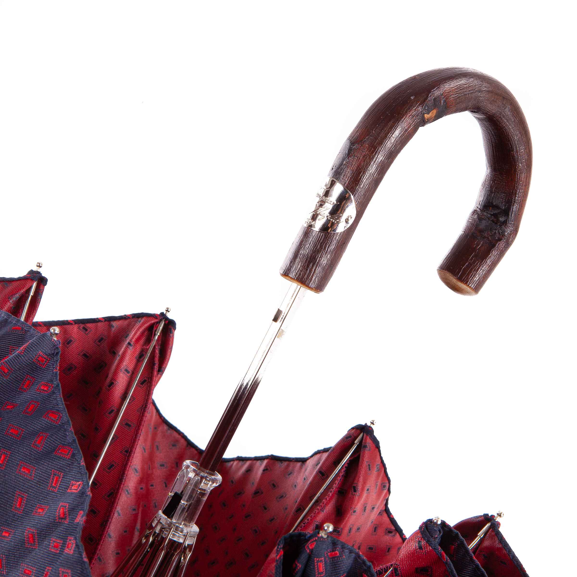Natural Chestnut Folding Umbrella