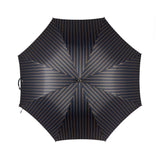 Ostrich Leather Handle Solid Stick Umbrella