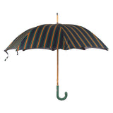 Ostrich Leather Handle Solid Stick Umbrella