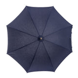 Polished Italian Chestnut Solid Stick Umbrella