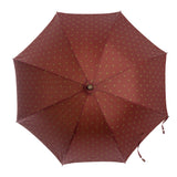 Polished Italian Chestnut Solid Stick Umbrella