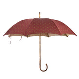 Polished Italian Chestnut Solid Stick Umbrella