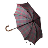 Tartan Polished Chestnut Storm Umbrella