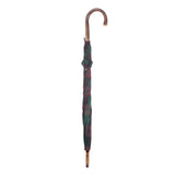 Tartan Polished Chestnut Solid Stick Umbrella