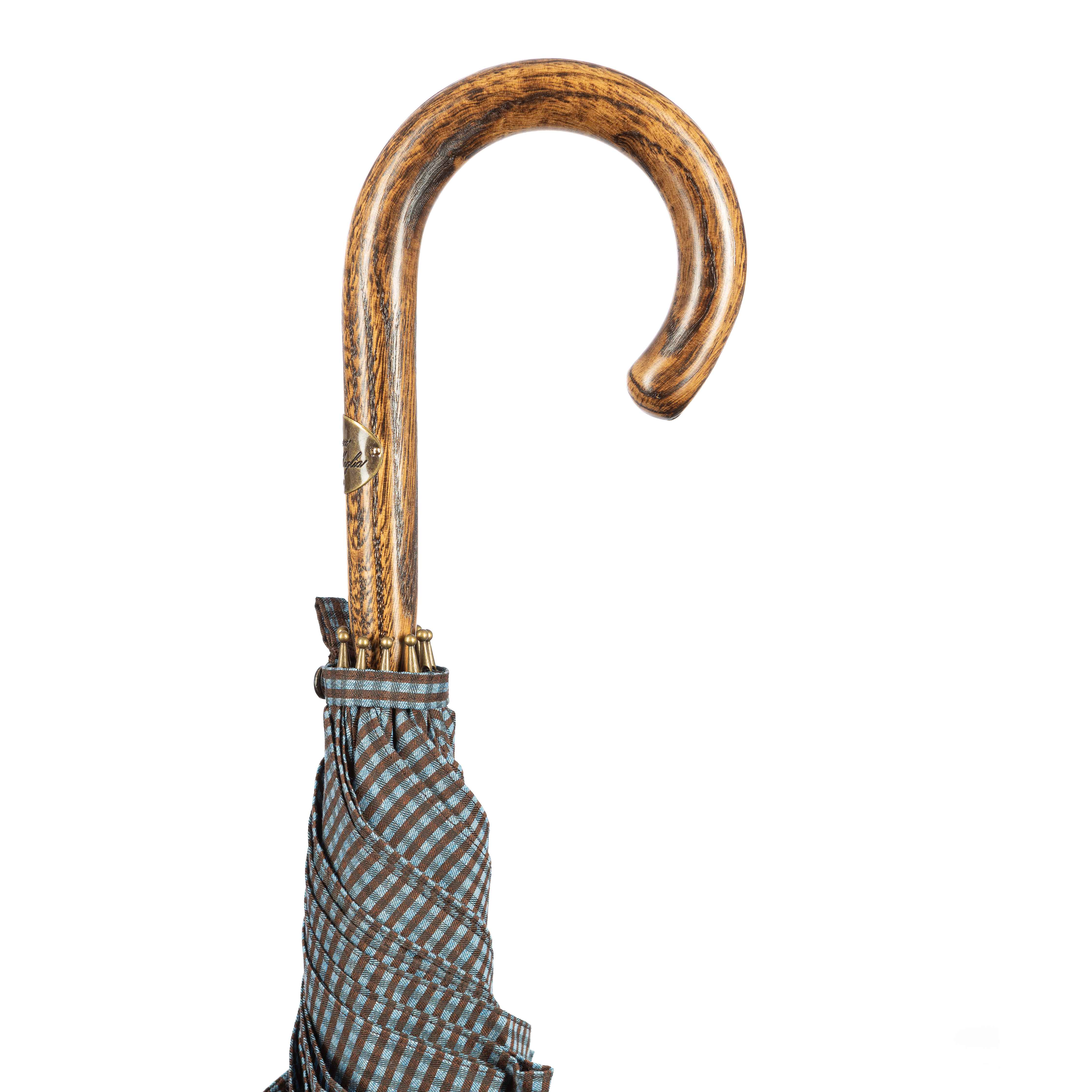 Thorny Oak Wood Solid Stick Umbrella