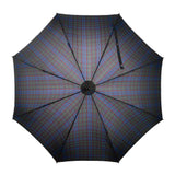 Tartan Polished Chestnut Storm Umbrella