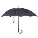 Tartan Polished Chestnut Storm Umbrella