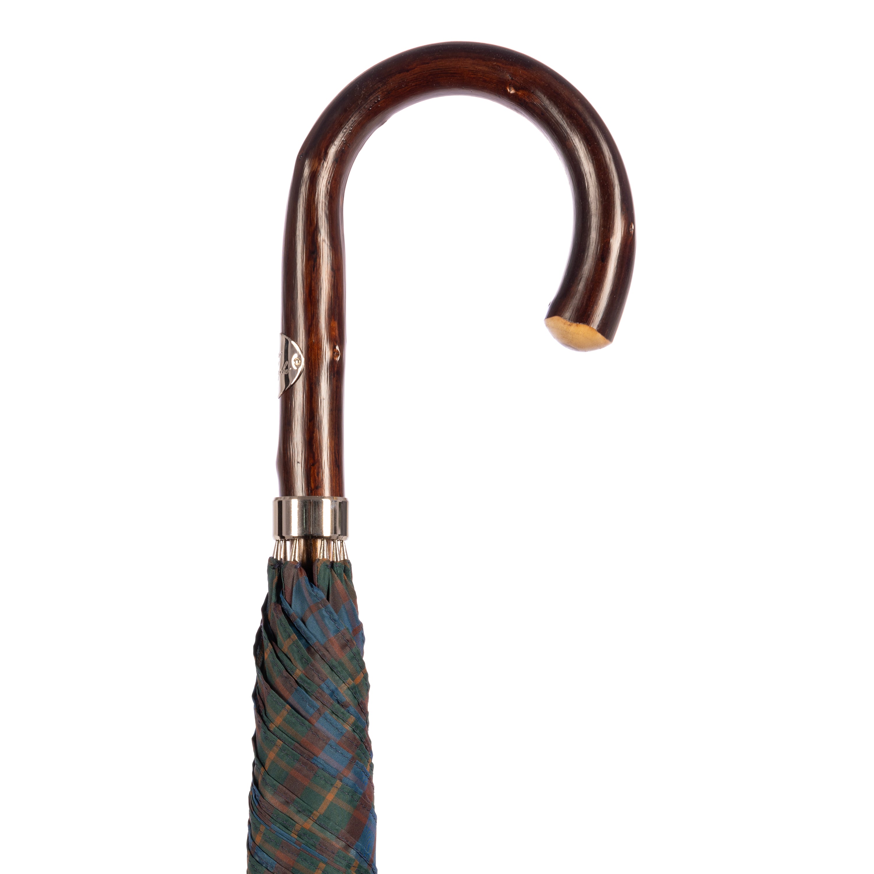 Tartan Natural Chestnut Fit-Up Umbrella