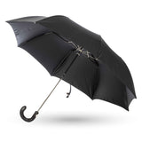 Braided Calf Leather Folding Umbrella