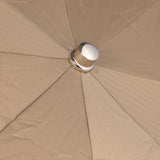 Braided Calf Leather Folding Umbrella