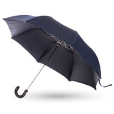 Braided Calf Leather Folding Umbrella