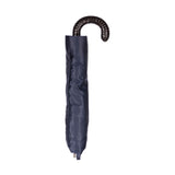 Braided Calf Leather Folding Umbrella