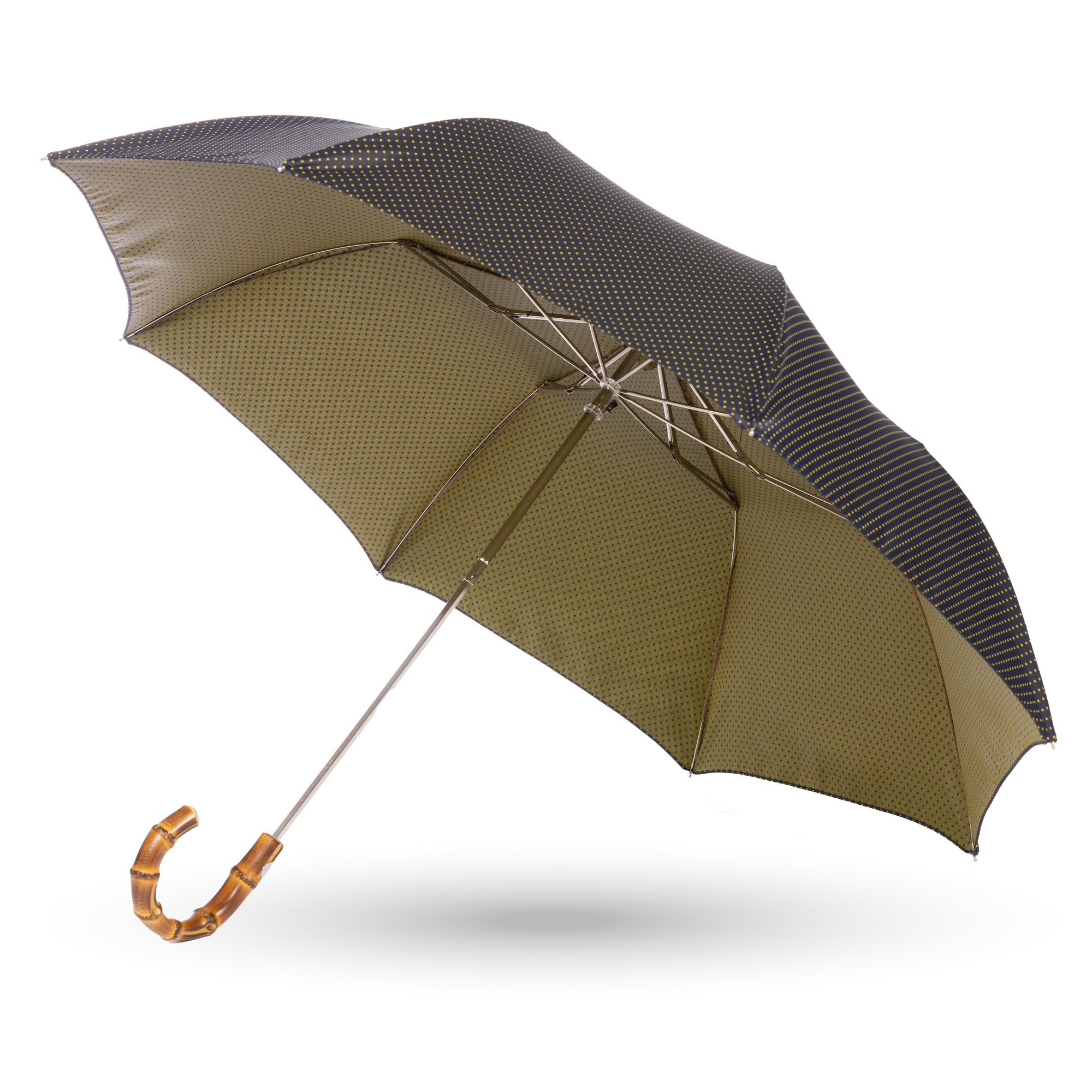 Folding Umbrella with Bamboo Handle