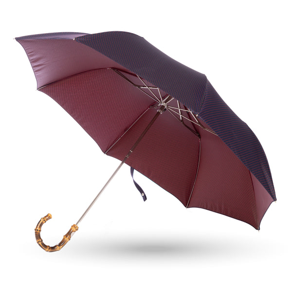 Folding Umbrella with Bamboo Handle