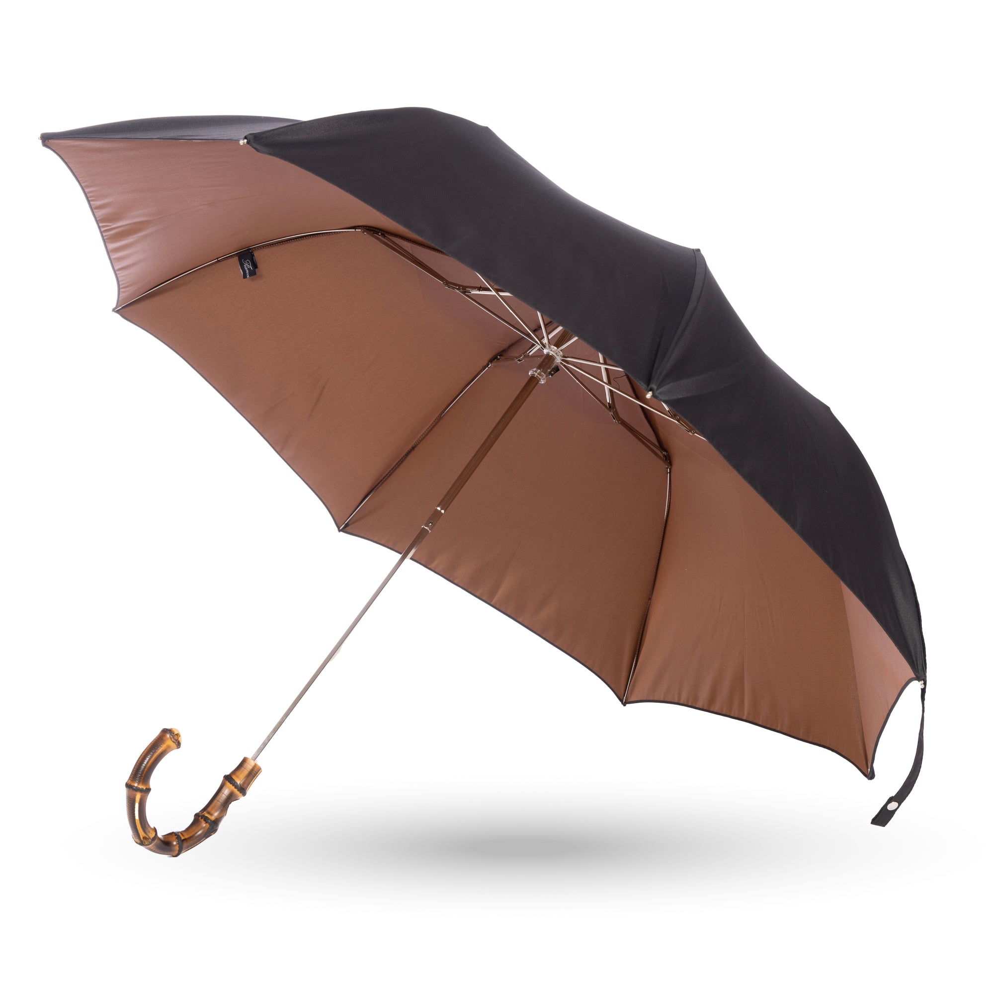 Folding Umbrella with Bamboo Handle