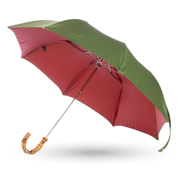 Folding Umbrella with Bamboo Handle