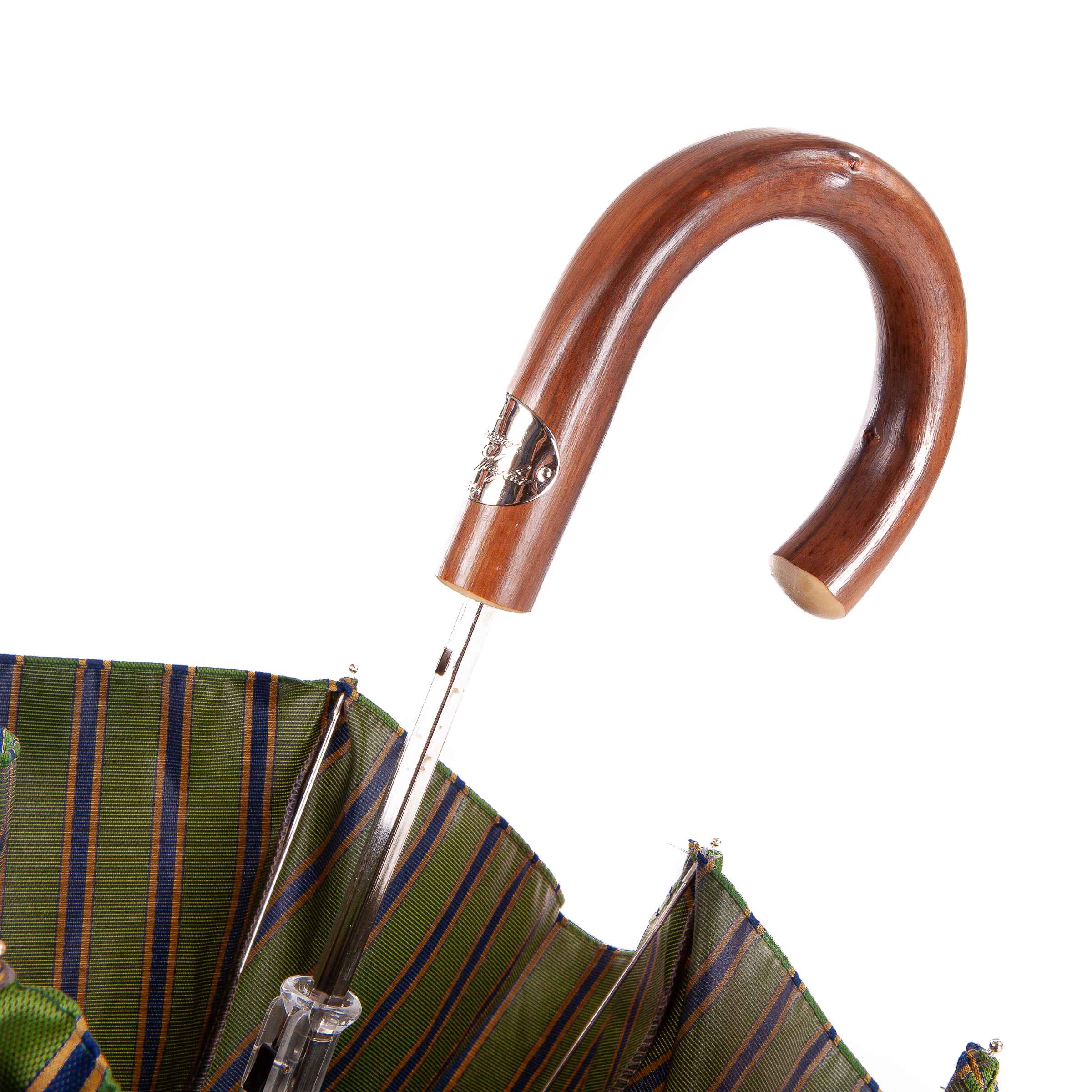 Polished Chestnut Folding Umbrella