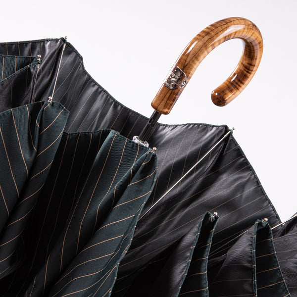 Folding Umbrella with Shiny Maple Handle