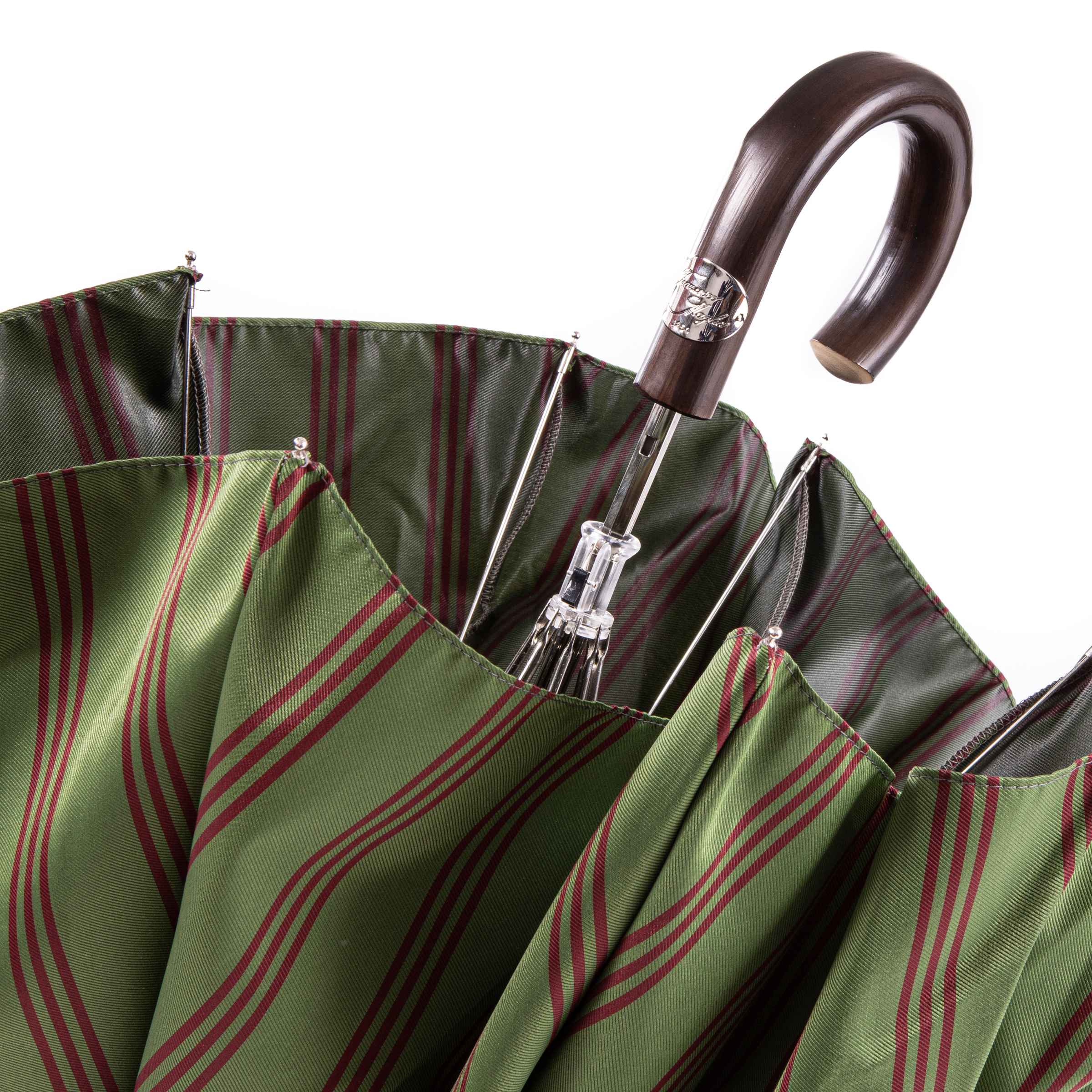 Polished Chestnut Folding Umbrella