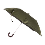 Braided Calf Leather Folding Umbrella