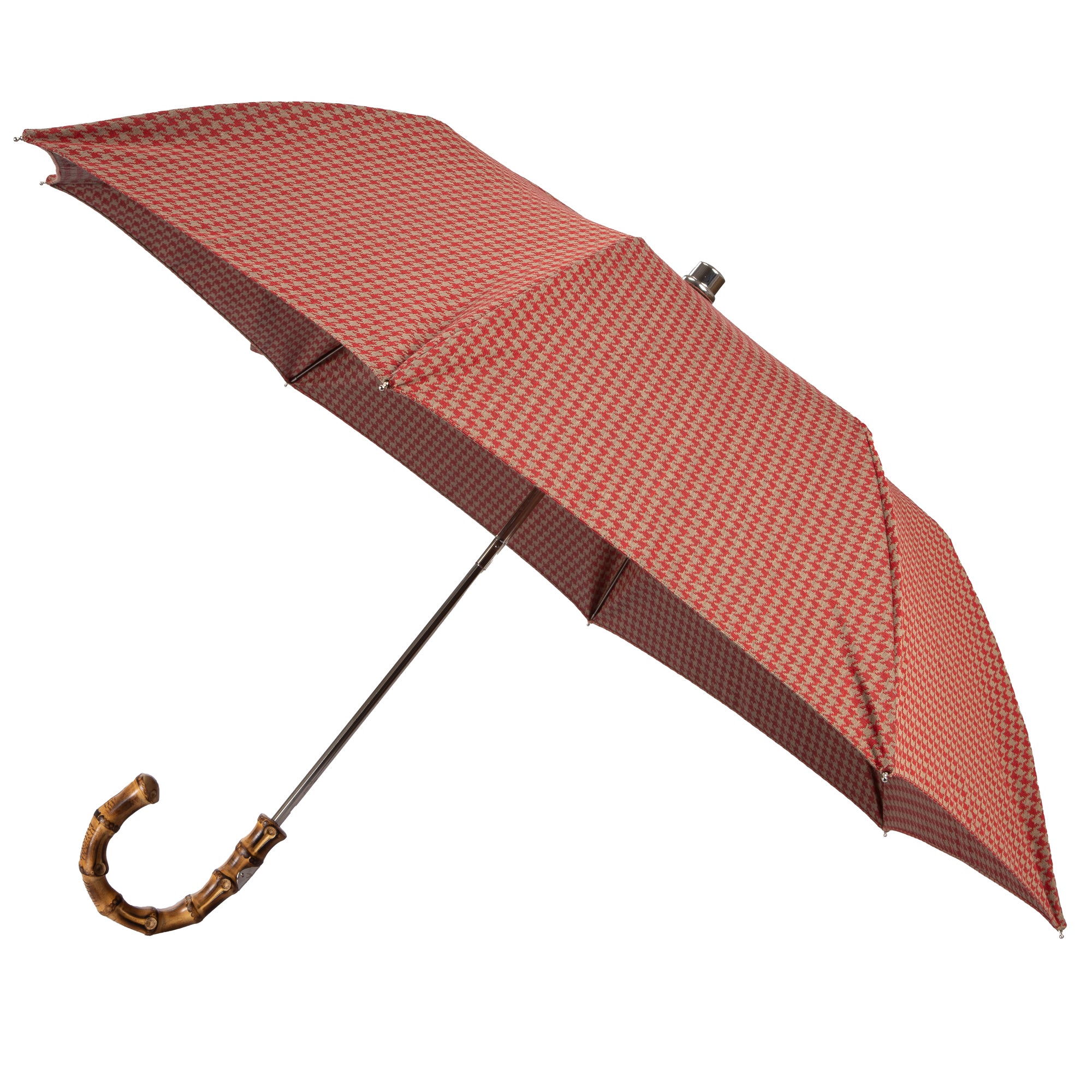 Folding Umbrella with Bamboo Handle