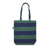 Navy and Green Tote Bag