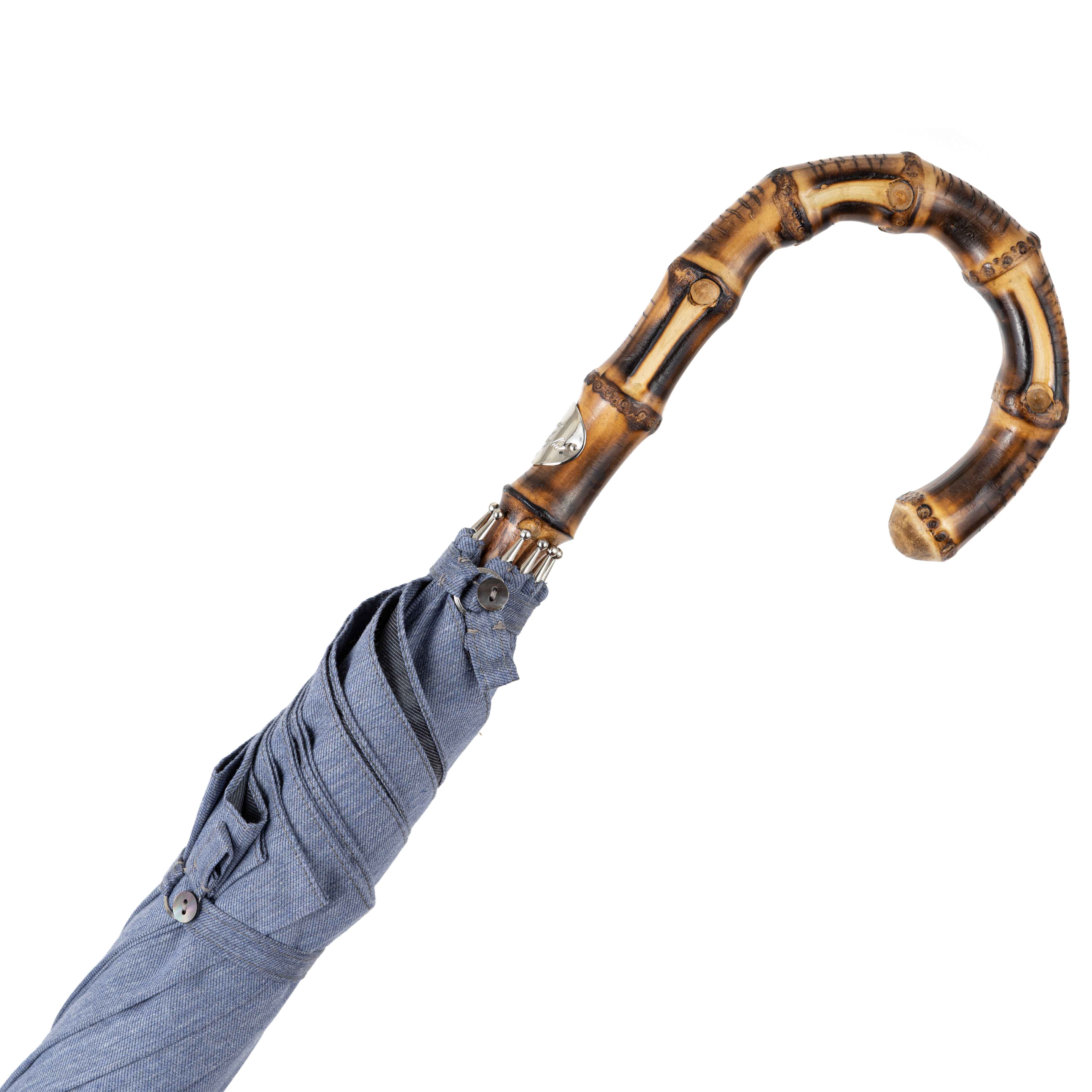 Japanese Bamboo Root Solid Stick Umbrella