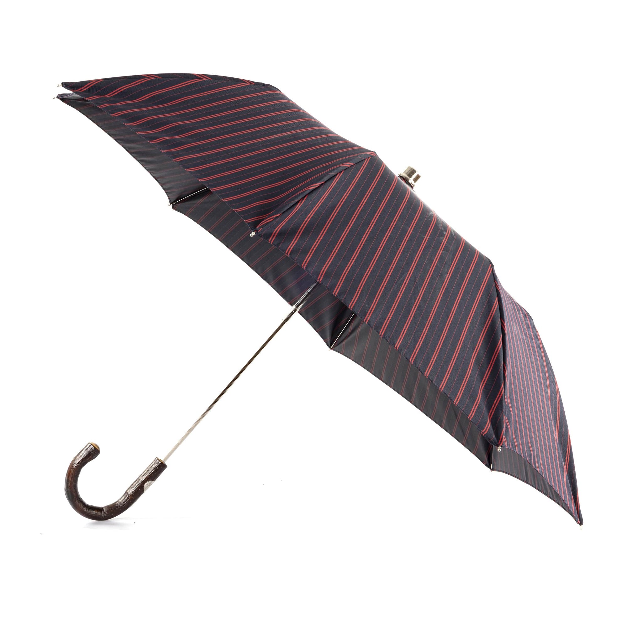 Folding Umbrella with Natural Chestnut Handle