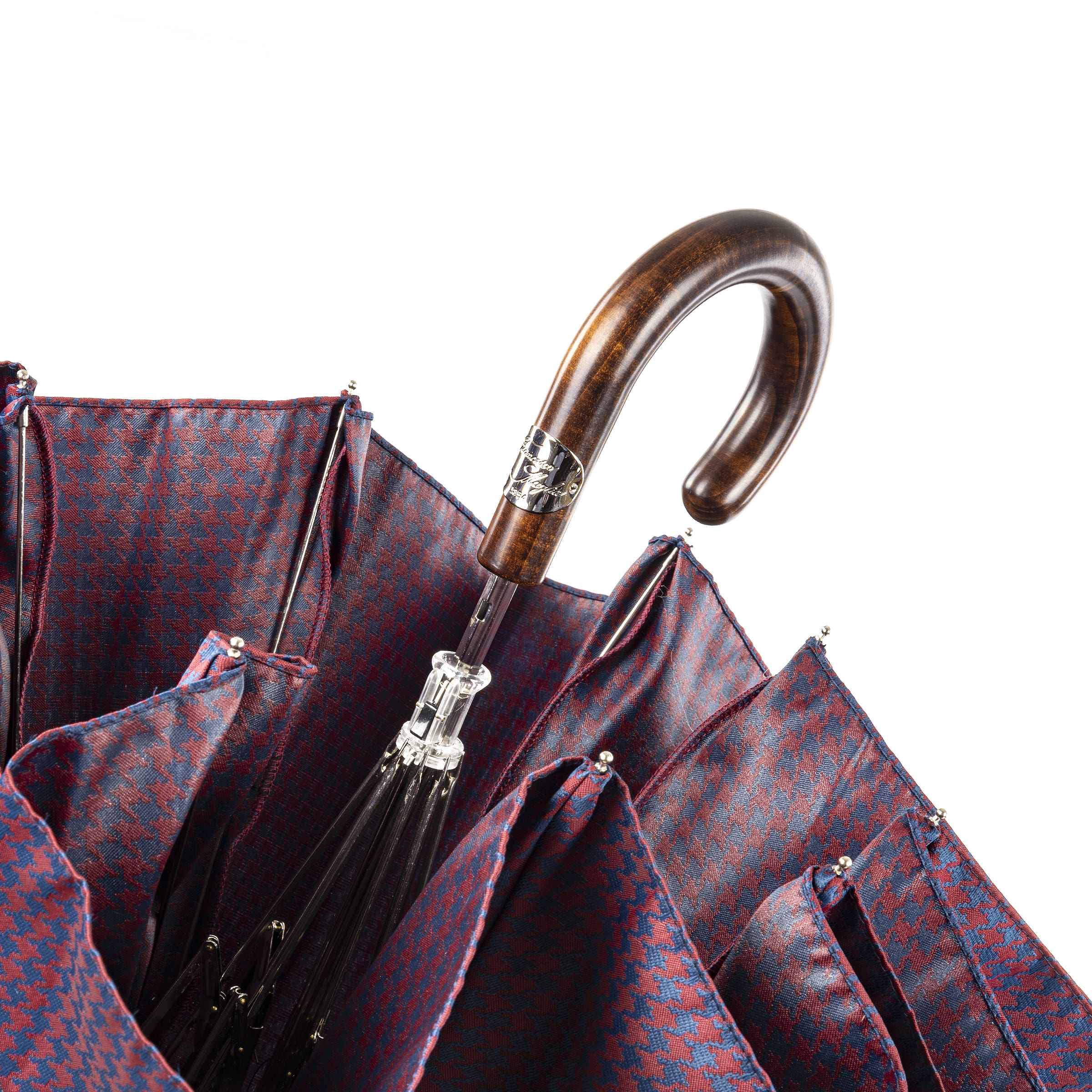 Dark Canadian Maple Folding Umbrella