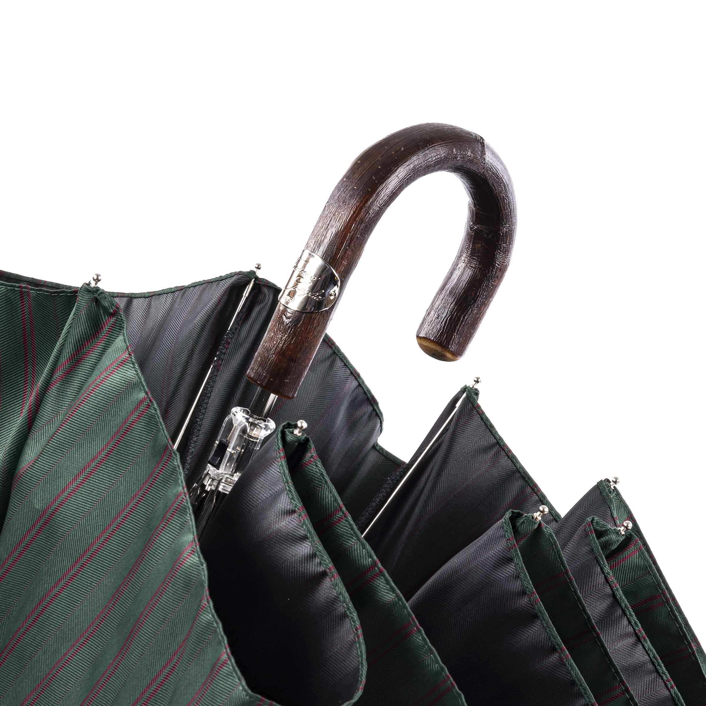 Natural Chestnut Folding Umbrella