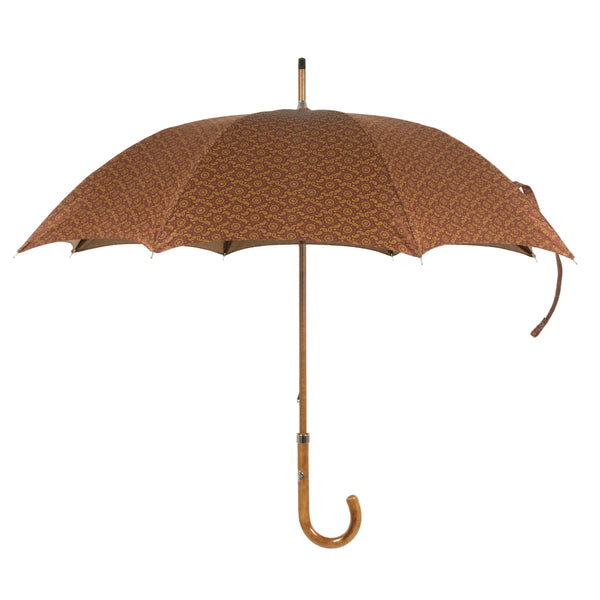 Umbrella with Shiny Malacca Handle